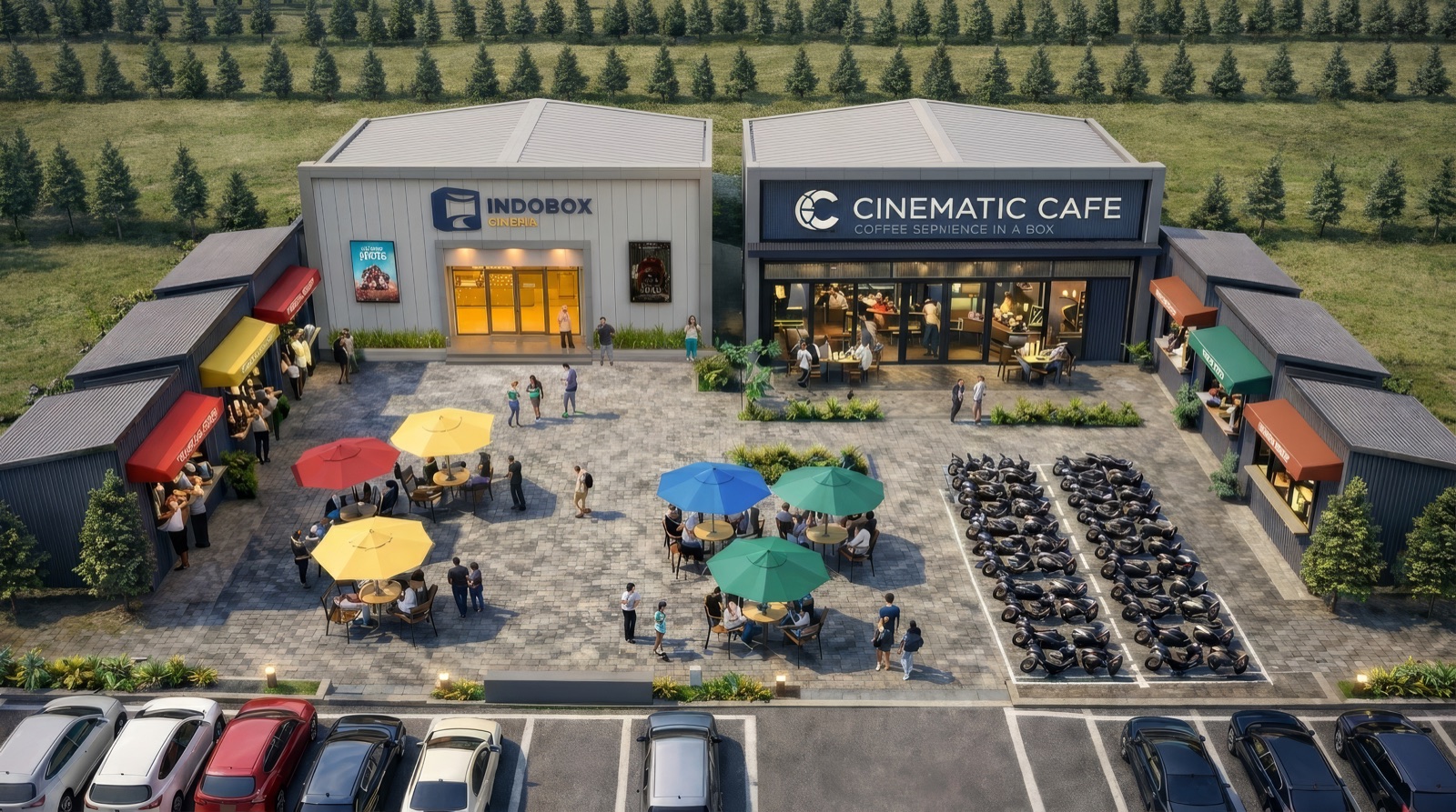 Indobox Cinema dengan Cinematic Cafe